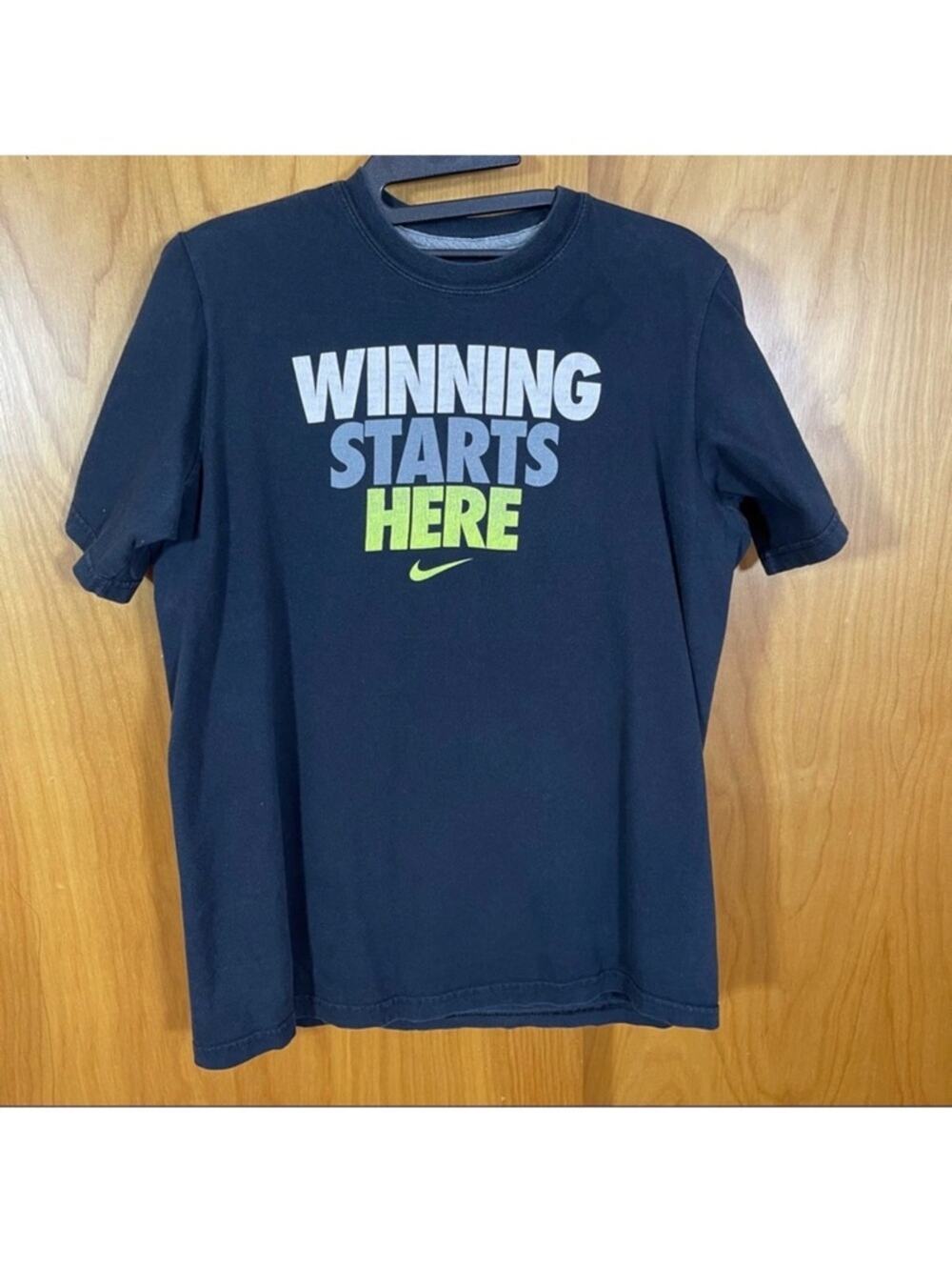 Nike, Boy's XL T-Shirt, Winning Starts Here. In good used condition!